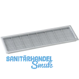 L�ftungsgitter 222 x 56 mm Kunststoff verchromt