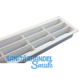 L�ftungsgitter 458 x 65 mm Kunststoff Wei�