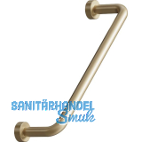 Griff Lounge � 7 mm, LA 128 mm, Breite 142 mm, Messing geb�rstet