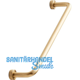 Griff Lounge � 7 mm, LA 160 mm, Breite 174 mm, Messing geb�rstet