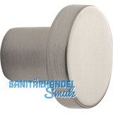 Knopf Dot � 30 mm, Tiefe 26 mm, Zinkdruckguss Edelstahl Effekt