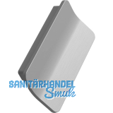 Griff Leaf LA 64 mm, Breite 85 mm, Zinkdruckguss Edelstahl Effekt