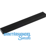 Griff Trim 1410 LA 128 mm, Breite 168 mm, Esche schwarz gebeizt