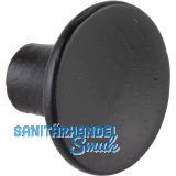 Knopf Tuba � 28 mm, Tiefe 19 mm, Esche schwarz gebeizt