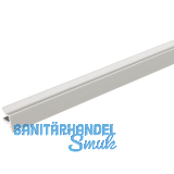 ALUMIS Sockelsystem L�ftungslamellen 5000 mm Edelstahl-Effekt