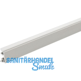 ALUMIS Sockelsystem Sockelblenden unten 5000 mm Edelstahl-Effekt