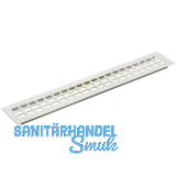 L�ftungsgitter 2000 x 60 mm Aluminium wei� beschichtet