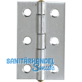 POHL Scharnier DIN 7954 A schmal 50 x 31 mm, Stahl verzinkt