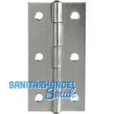 POHL Scharnier DIN 7954 A schmal 80 x 41 mm, Stahl verzinkt