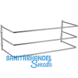 KESSEB�HMER Backblechhalterung horizontal verchromt