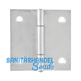 POHL Scharnier DIN 7954 C quadratisch 40 x 40 mm,Stahl verzinkt