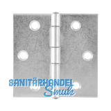 POHL Scharnier DIN 7954 C quadratisch 50 x 50 mm,Stahl verzinkt