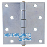 POHL Scharnier quadratisch Stift lose 63 x 63 mm, Stahl verzinkt