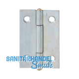 Scharnier DIN 7954 A schmal 30 x 22 mm, Edelstahl