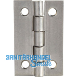 Scharnier DIN 7954 A schmal 50 x 31 mm, Edelstahl