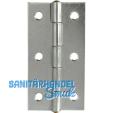 Scharnier DIN 7954 A schmal 60 x 34 mm, Edelstahl