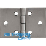Scharnier DIN 7954 D breit 30 x 45 mm, Stahl verzinkt