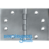 Scharnier DIN 7954 D breit 100 x 145 mm, Stahl verzinkt