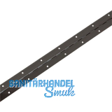 Stangenscharnier gebohrt 1740 x 40 mm, Stahl schwarz- br�niert