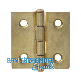 METALURGIA Knopfscharnier - leichte Ausf�hrung 25 x 25 mm, Messing poliert