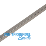 Stangenscharnier ungebohrt 3500 x 40 mm, Edelstahl 1.4301