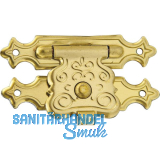 SCHMALE Kassettenverschluss, 32x20 mm, Stahl vermessingt