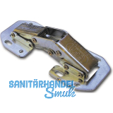 SISO Aufschraub-Gelenkscharnier, 103x44 mm, �W 90�, Stahl verzinkt