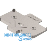 BLUM Winkelkeil kreuzform, -5� Schraubversion, Zink, Distanzst�rke: 6 mm