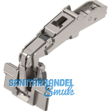 BLUM CLIP top Weitwinkel Scharnier 170�, gerade mit Feder, INSERTA