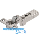 BLUM CLIP top Minischarnier 94�, 18mm gekr�pft mit Feder, Schrauben