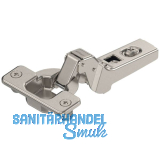 BLUM CLIP Standardscharnier 100�, 18mm gekr�pft mit Feder,Einpressen