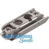 BLUM CLIP Exzenter MPL gerade, Zwillingsanschlag, Stahl, Systemschraube, D: 0 mm