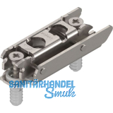 BLUM CLIP Exzenter Montageplatte gerade, Stahl, EXPANDO, Distanz 3 mm