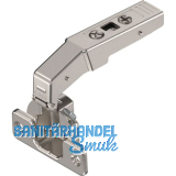 BLUM CLIP top Stollenscharnier 95�, 3mm gekr�pft mit Feder, Schrauben