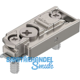 BLUM CLIP Exzenter Montageplatte gerade, Zink, EXPANDO, Distanz 3 mm