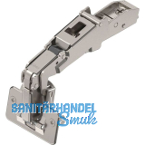 BLUM CLIP top Weitwinkel Scharnier 170�, gerade mit Feder, Einpressen