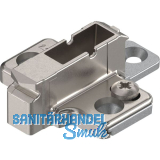 BLUM CLIP Kreuzmontageplatte, Zink, Schrauben, Distanz 9 mm