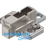 BLUM CLIP Kreuzmontageplatte, Zink, Systemschrauben Distanz 9 mm