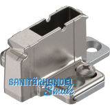 BLUM CLIP Kreuzmontageplatte, Zink, Systemschrauben Distanz 18 mm