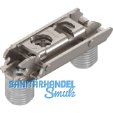 BLUM CLIP Exzenter Montageplatte gerade, Stahl, Einpressen, Distanz 0 mm