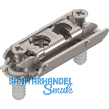 BLUM CLIP Exzenter Montageplatte gerade, Stahl, EXPANDO, Distanz 0 mm