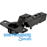 HETTICH SENSYS 8645i TH 52 Topfscharnier einliegend ged�mpft �W 110� schwarz