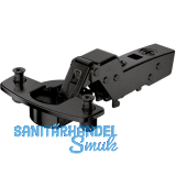 HETTICH SENSYS 8645i TH 58 Topfscharnier einliegend ged�mpft �W 110� schwarz