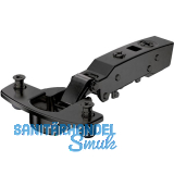 HETTICH SENSYS 8631i TH 58 Profilt�rscharnier aufliegend ged�mpft �W 95� schwarz