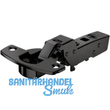 HETTICH SENSYS 8631i TH 52 Profilt�rscharnier einliegend ged�mpft �W 95� schwarz