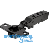 HETTICH SENSYS 8661 TH 52 Profilt�rscharnier aufliegend �W 95� schwarz