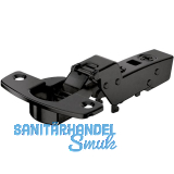 HETTICH SENSYS 8661 TH 52 Profilt�rscharnier einliegend �W 95� schwarz