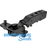 HETTICH SENSYS 8661 TH 58 Profilt�rscharnier aufliegend �W 95� schwarz