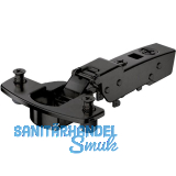 HETTICH SENSYS 8661 TH 58 Profilt�rscharnier halbaufliegend �W 95� schwarz