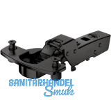 HETTICH SENSYS 8661 TH 58 Profilt�rscharnier einliegend �W 95� schwarz